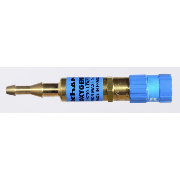 Raccord anti-retour ISO femelle oxygène